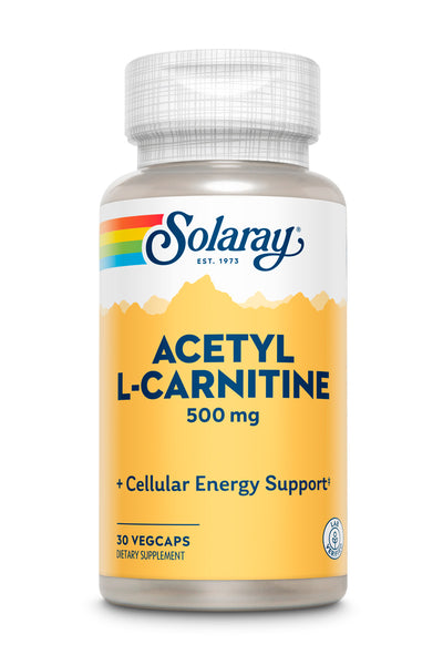 Acetyl L-Carnitine 500mg Solaray Acetyl L-Carnitine 500mg Solaray