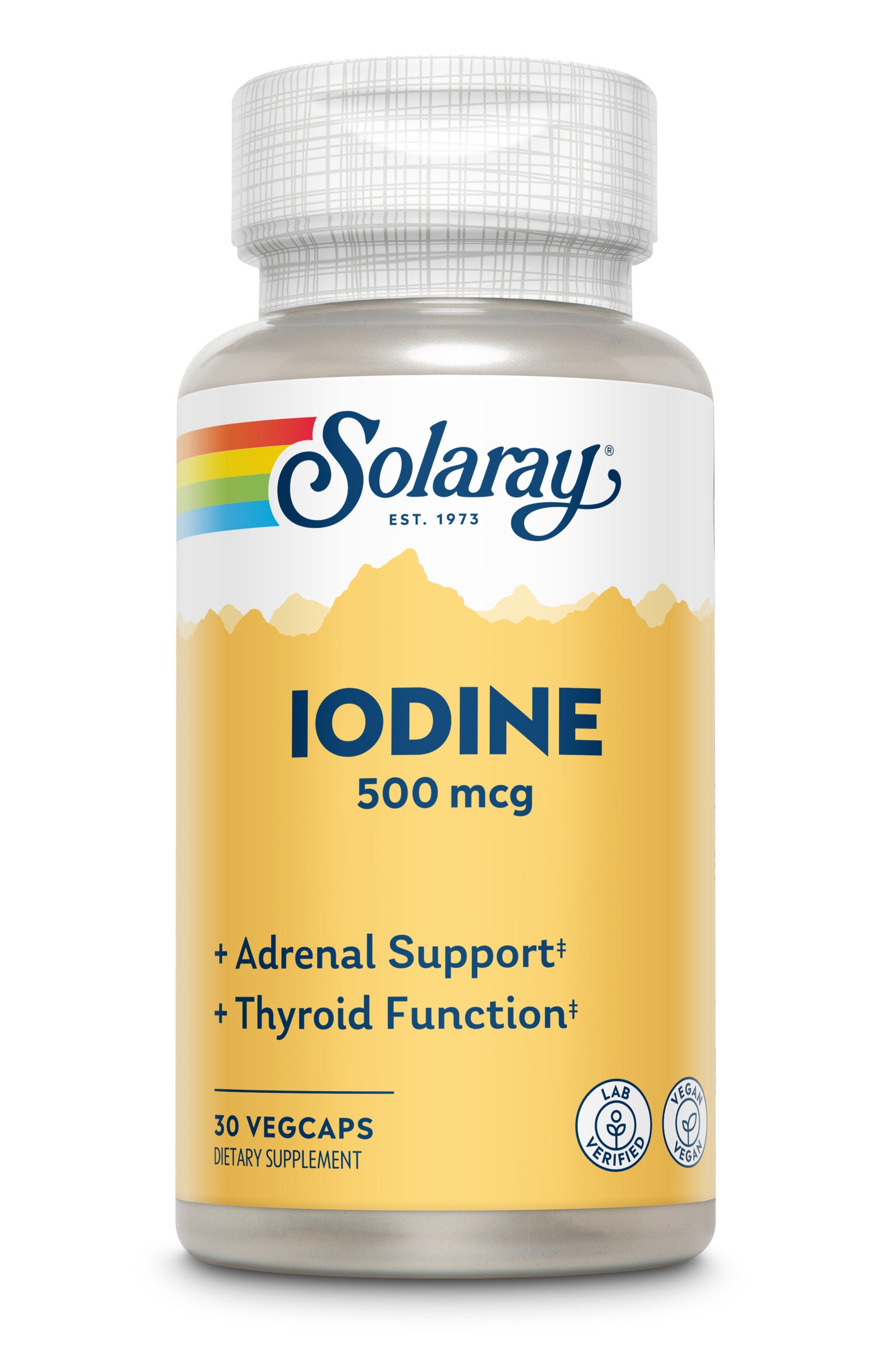 Iodine (as Potassium Iodine) 500mcg – Solaray