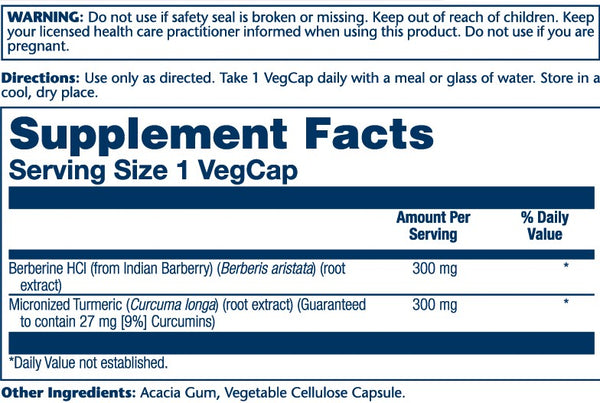 Berberine & Curcumin Root Extracts