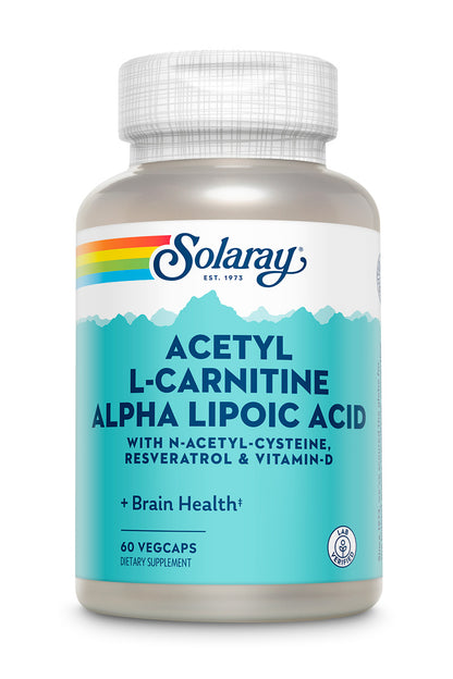 Acetyl L-Carnitine + ALA Solaray Acetyl L-Carnitine + ALA Solaray