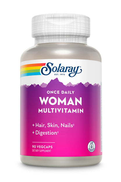 Solaray Spectro Woman Multi-Vita-Min, Skin Society