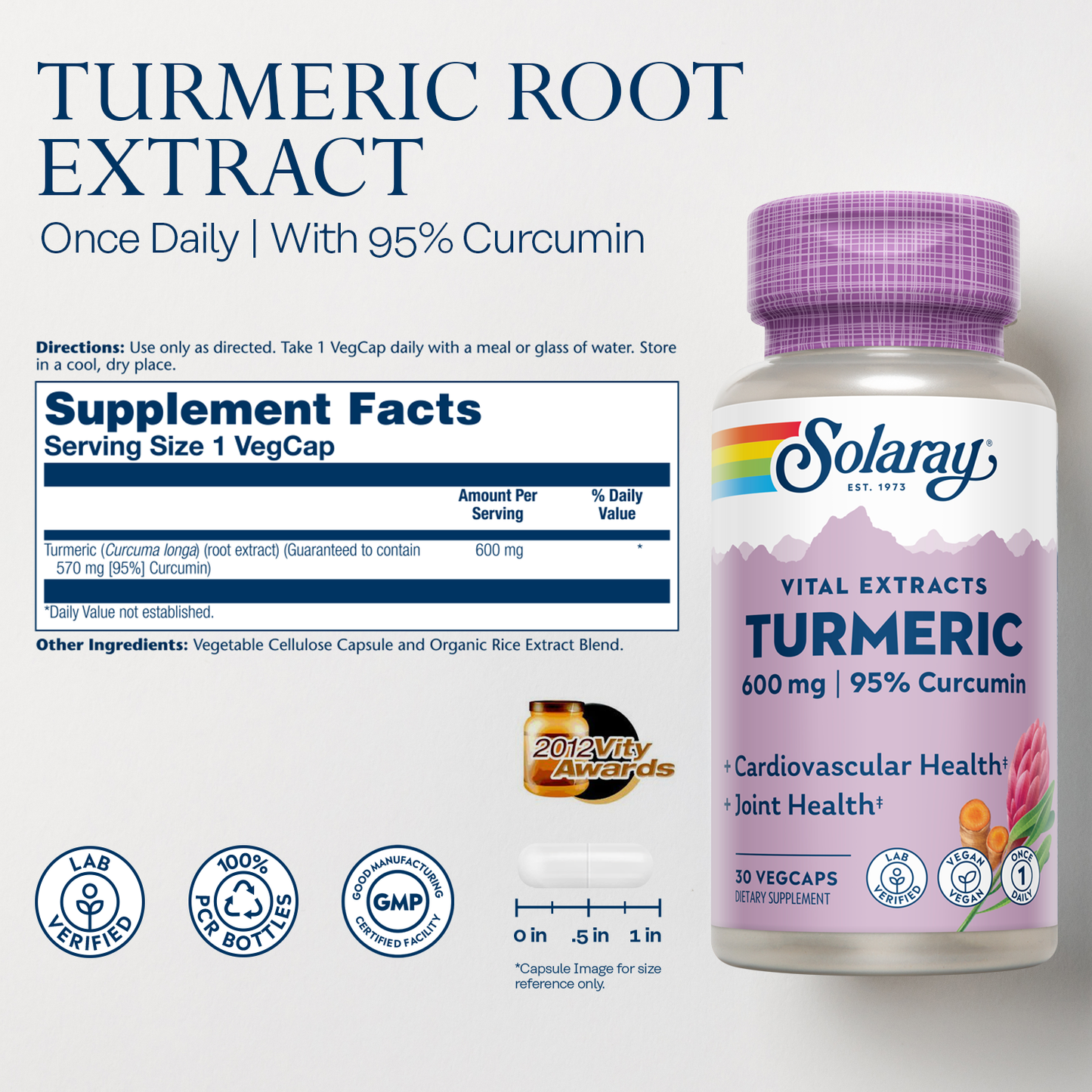 Turmeric Root Extract 300mg