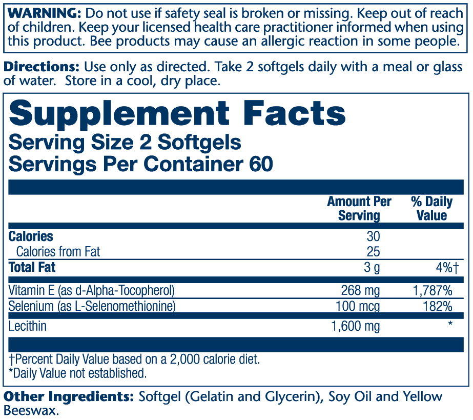 Bio Vitamin E + Selenium 268mg