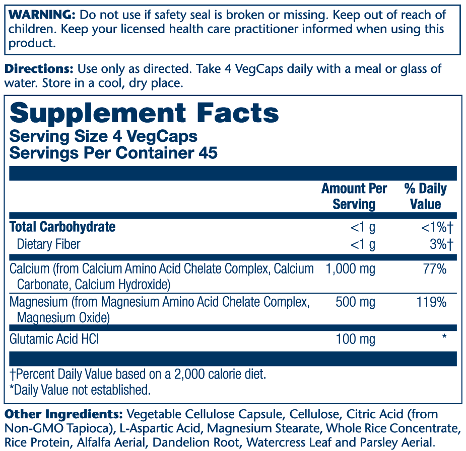 Calcium & Magnesium, AAC 2:1