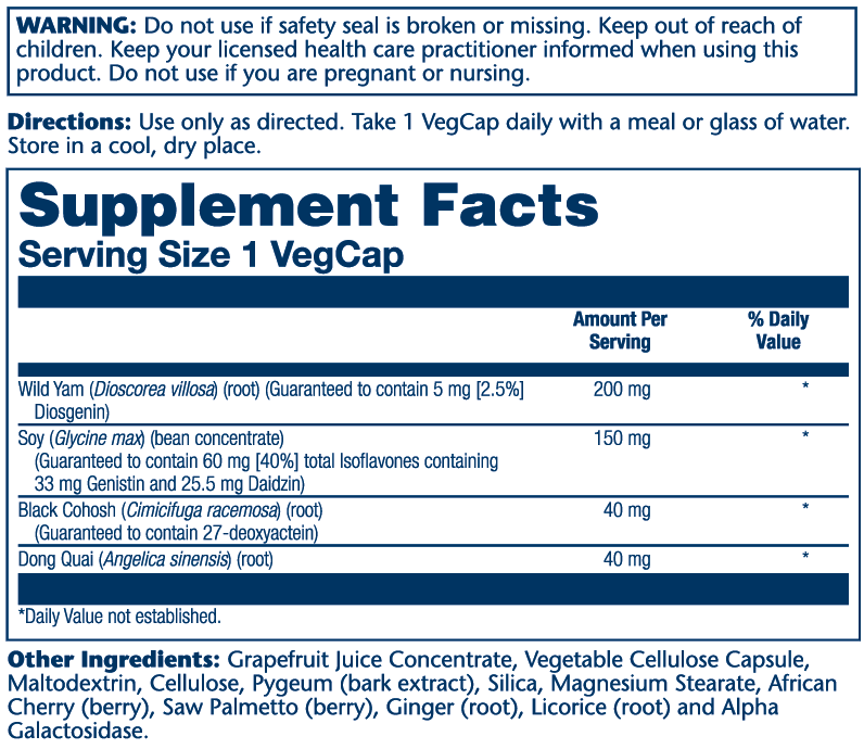 PhytoEstrogen, One Daily