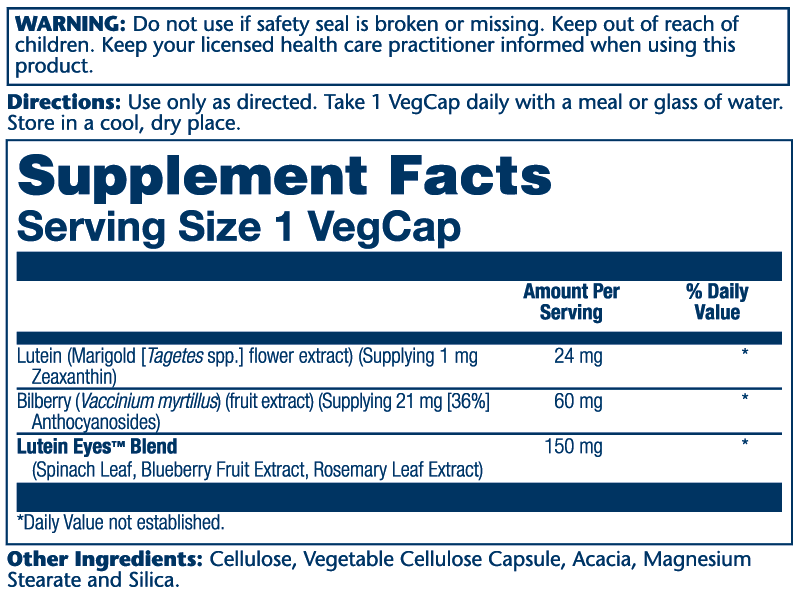 Lutein Eyes 24, Advanced 24mg