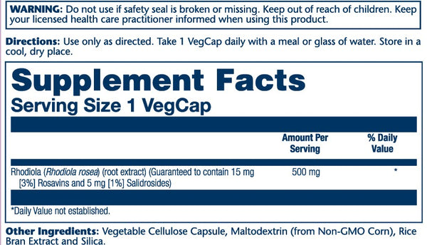 Super Rhodiola 500 mg